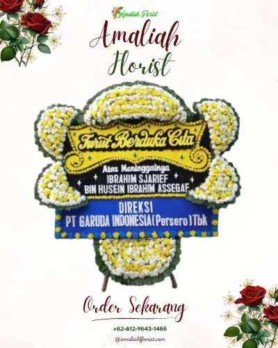 Papan Bunga Duka di Wanea